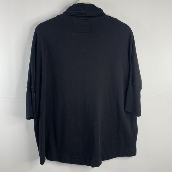 Roots Canada Size M Sweatshirt Shirt Cowl Turtleneck Neck Short Dolman Sleeve - Picture 8 of 8